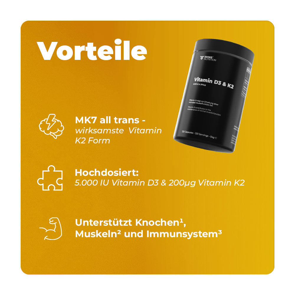 Vitamin D3 & K2